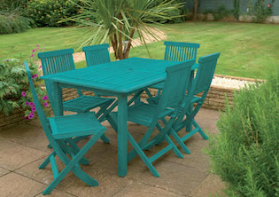 Beach Blue Garden Furniture Colour Beach Blue