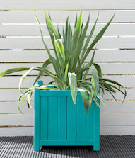 Beach Blue Planter Pot Colour Beach Blue Planter Pot Colour
